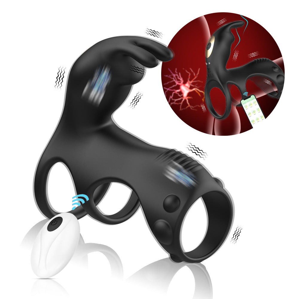 Vibrating Cock Ring Dragon-Shape Penis Rings Sleeve & Extenders