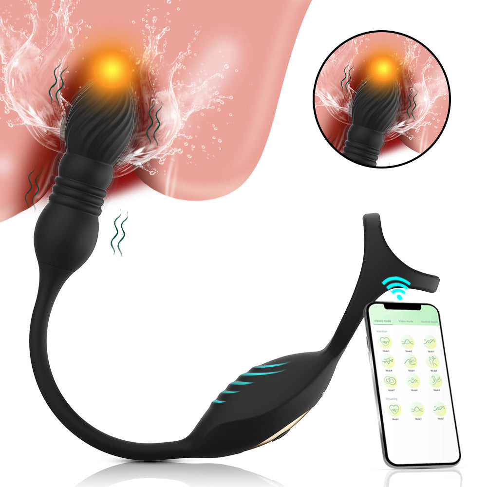 Vibrating Anal Plug Vibrator - Prostate Massagers - Remote Control Sex Toys for Men