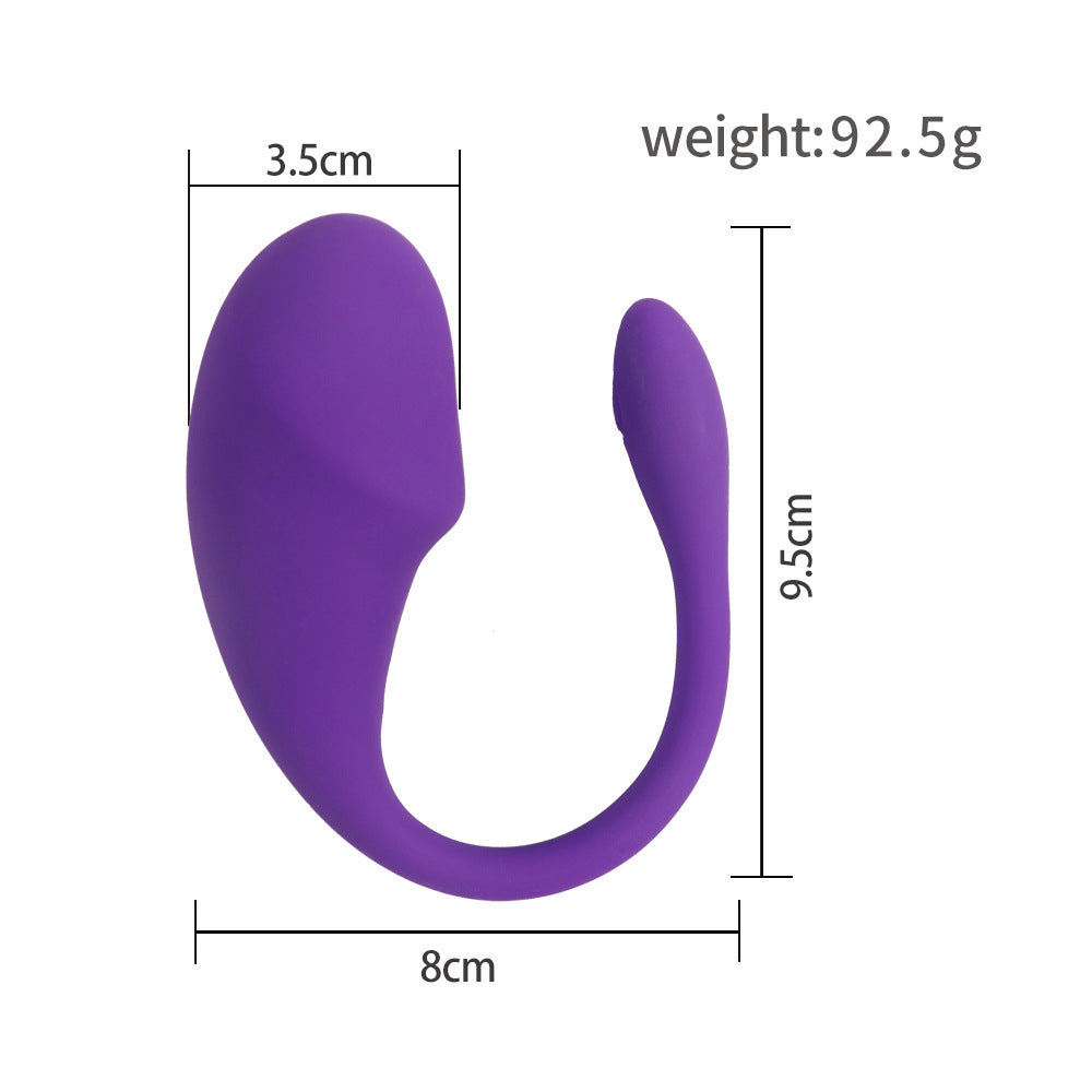 Leistungsstarker Klitoris-Vibromasseur L'oeuf Vibrant Connecté - Tragbarer Punkt-G-Vibrator für Frauen - Klitoris-Stimulator aus der Ferne