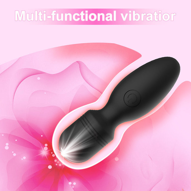 Mini Vibromasseur 8 cm - Vibromasseur baguette compact pour femme - 10 modes de vibration - Masseur thérapeutique personnel - Rechargeable par USB
