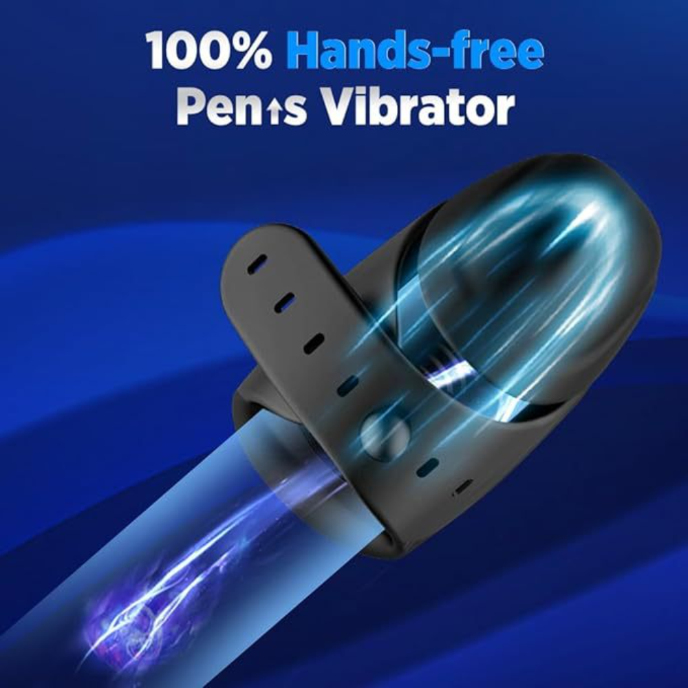 Wearable Hands-Free Vibrating Male Masturbator