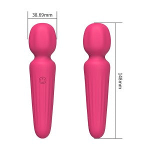 Mini Vibrating Wand 14cm - Clitoral Vibrator with 21 Vibration Modes - Pocket-Sized Sex Toy