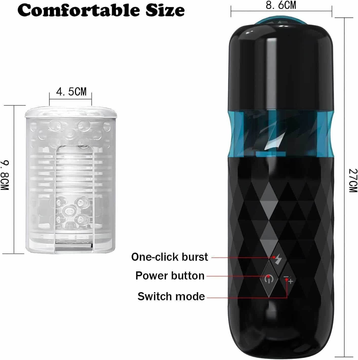 Automatic Masturbator – Back and forth, Rotation and Vibration