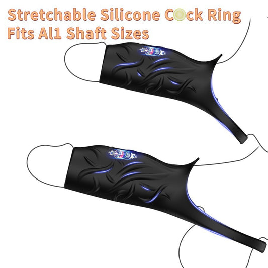Vibrating Penis Sleeve with Ring - Penis Extenders