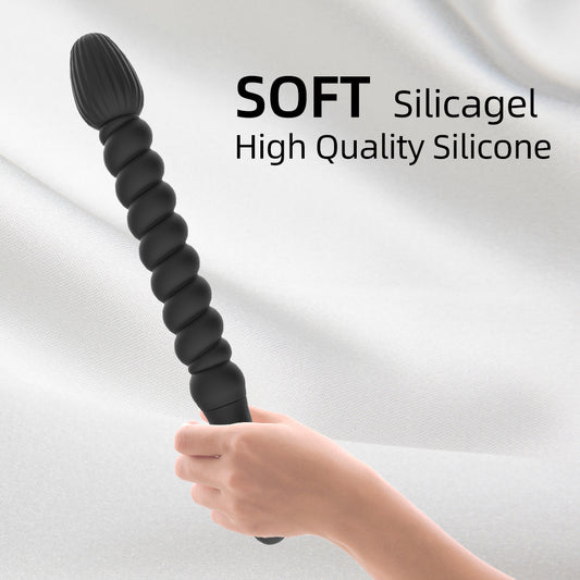 Extra Quiet Posable Silicone Anal Beads