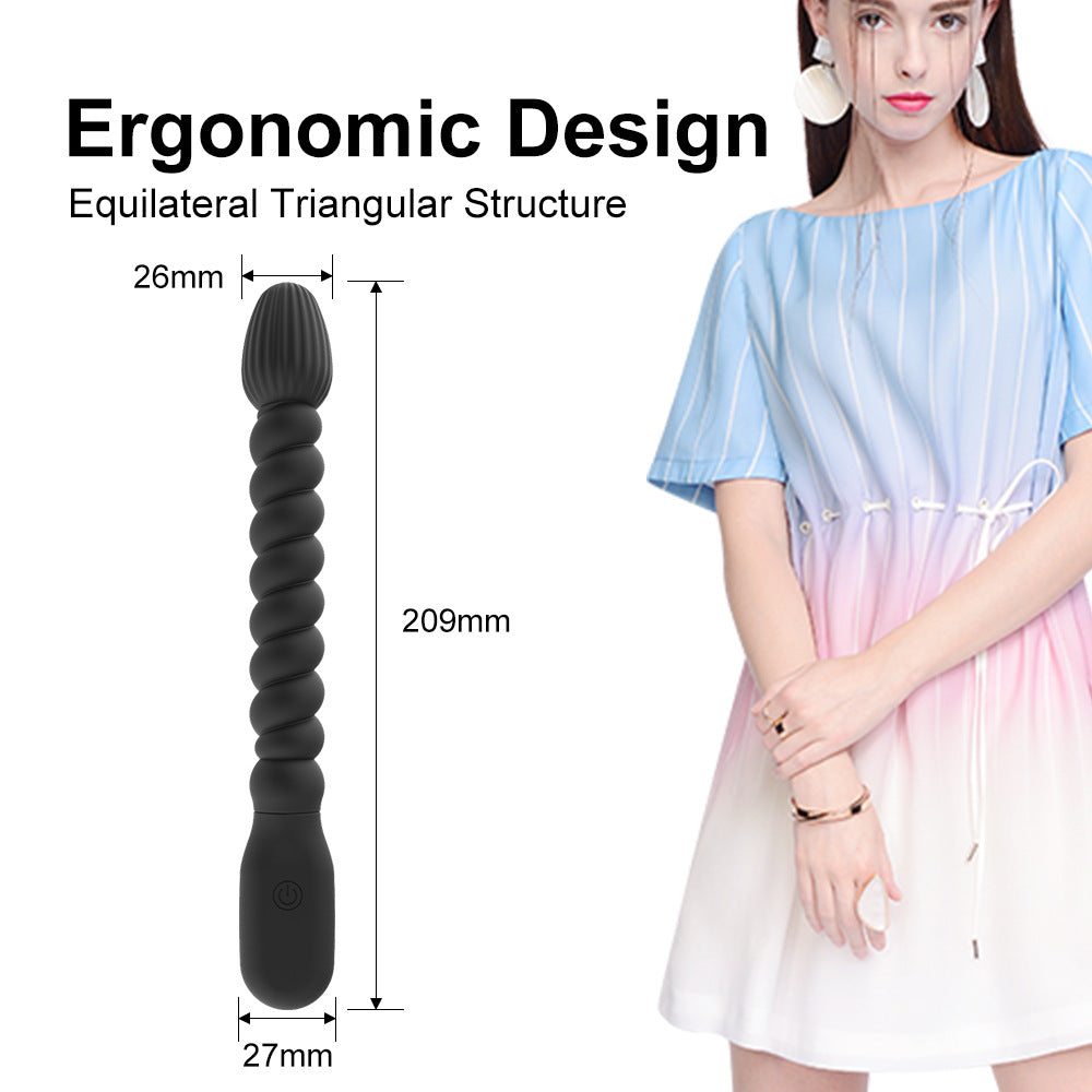 Extra Quiet Posable Silicone Anal Beads