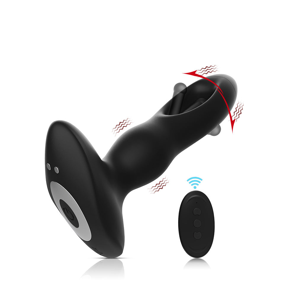 Flapper Anal Plug Flapping Vibrator with Remote