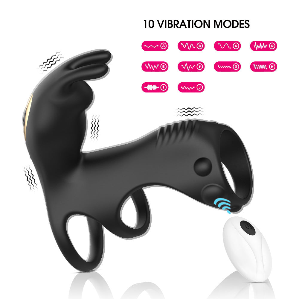 Vibrating Cock Ring Dragon-Shape Penis Rings Sleeve & Extenders