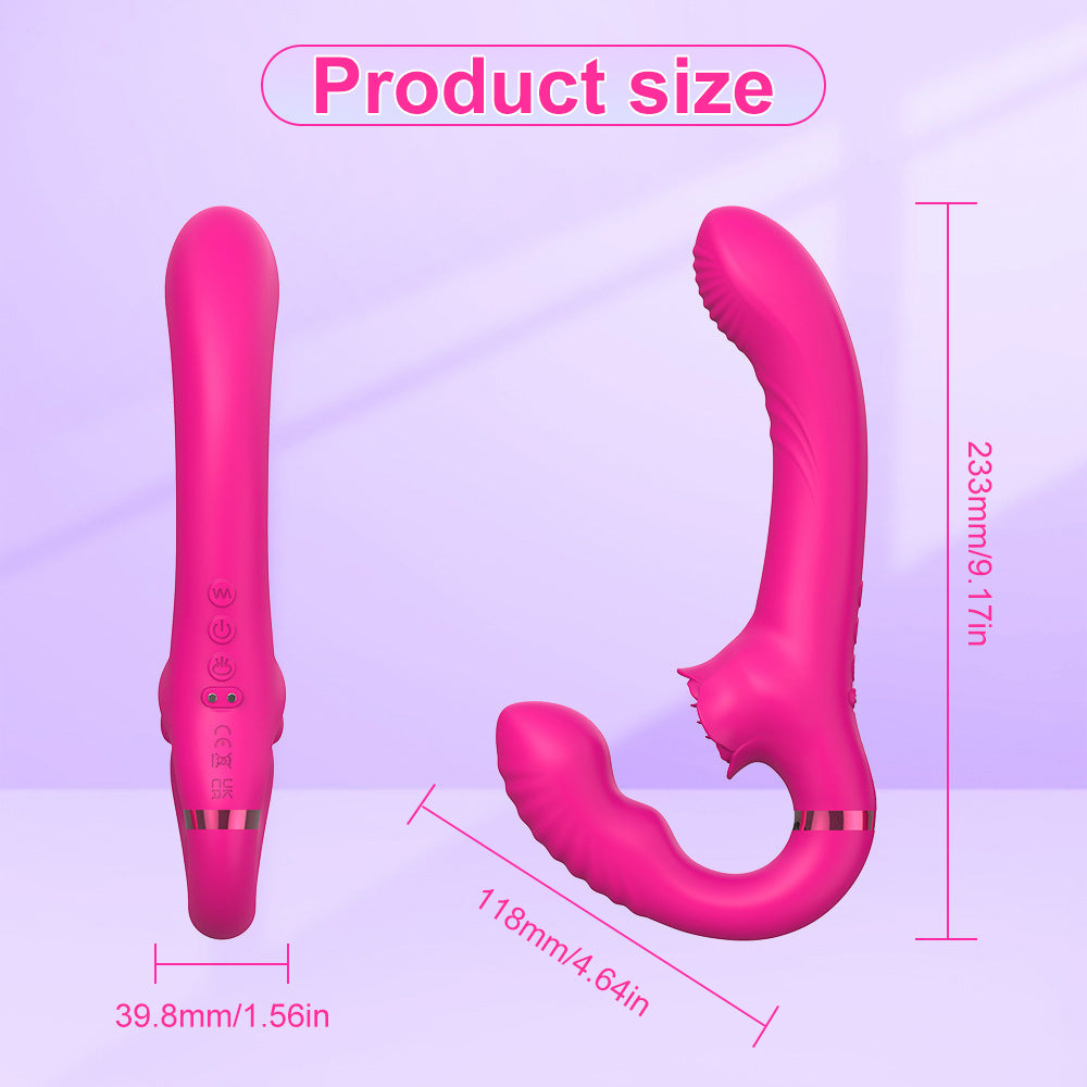 3-in-1 High-Frequency Clitoral and G-Spot Vibrator - Dual Motor with Remote Control - Rechargeable and Waterproof Clitoral Stimulator