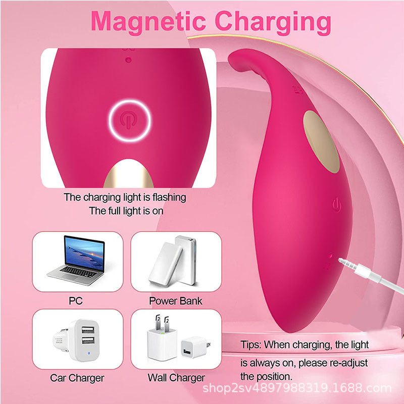 Mini-vibro with remote control - 3-in-1 vaginal massager - G-spot stimulator - vibrating egg for women