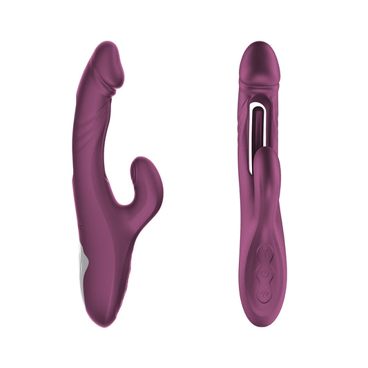 3 in 1 Rabbit Vibrator Flapping G-Spot Clit Stimulator