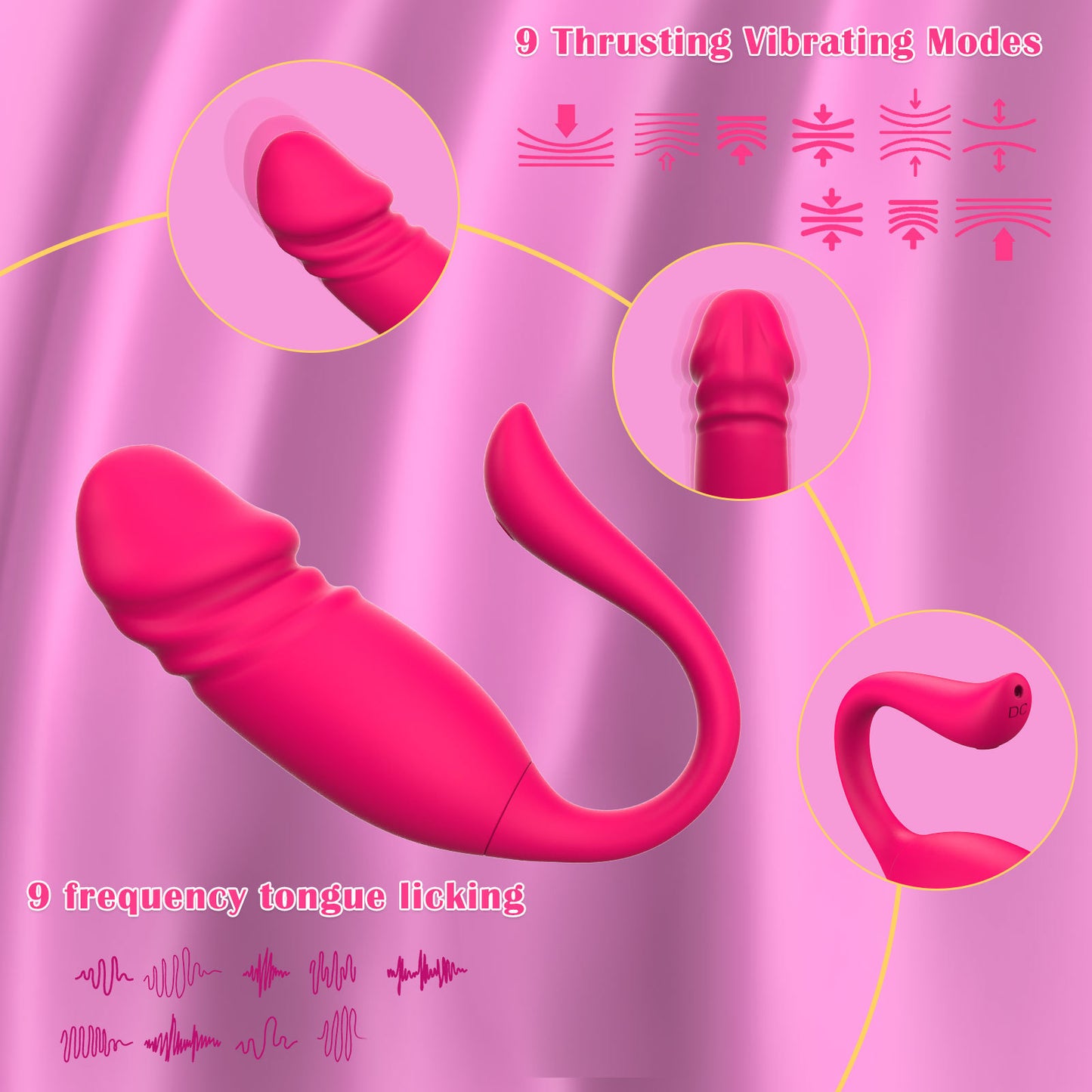 App Controlled Thrusting Egg Vibrator