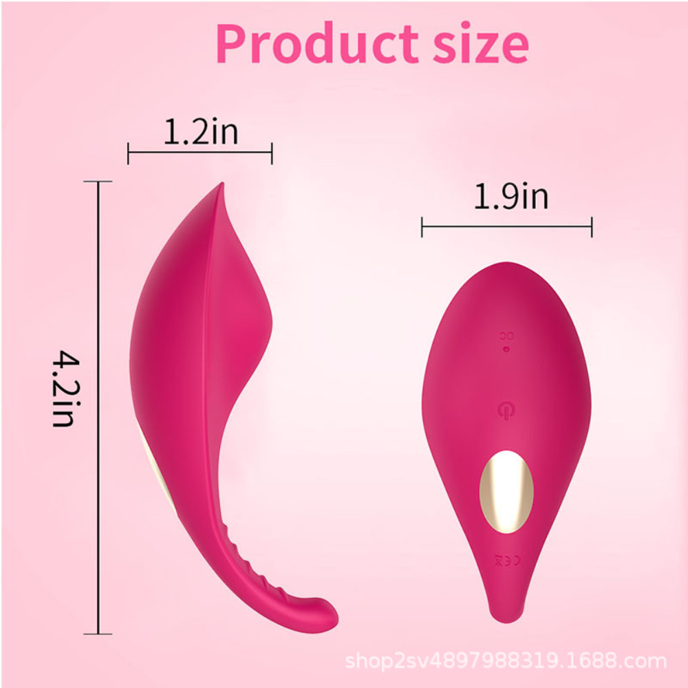 Mini-vibro with remote control - 3-in-1 vaginal massager - G-spot stimulator - vibrating egg for women