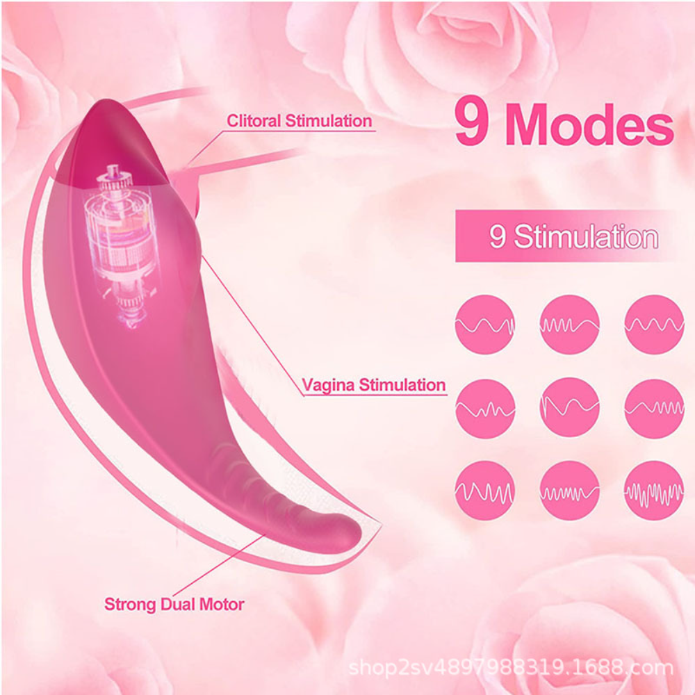 Mini-vibro with remote control - 3-in-1 vaginal massager - G-spot stimulator - vibrating egg for women