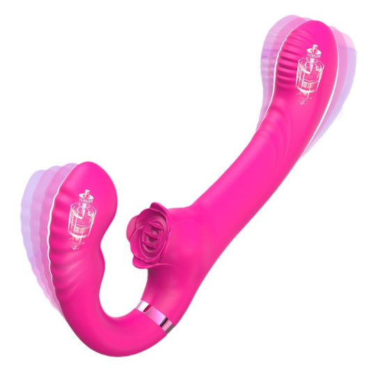 3-in-1 High-Frequency Clitoral and G-Spot Vibrator - Dual Motor with Remote Control - Rechargeable and Waterproof Clitoral Stimulator