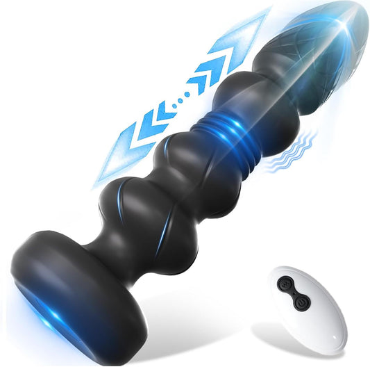 Remote Control Thrusting Vibrating Butt Plug