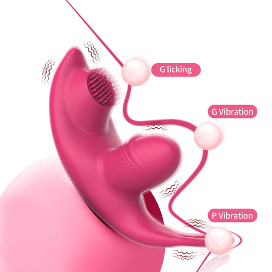 3 in 1 Thrusting Wearable Vibrator Clitoral & Anal Stimulator with APP
