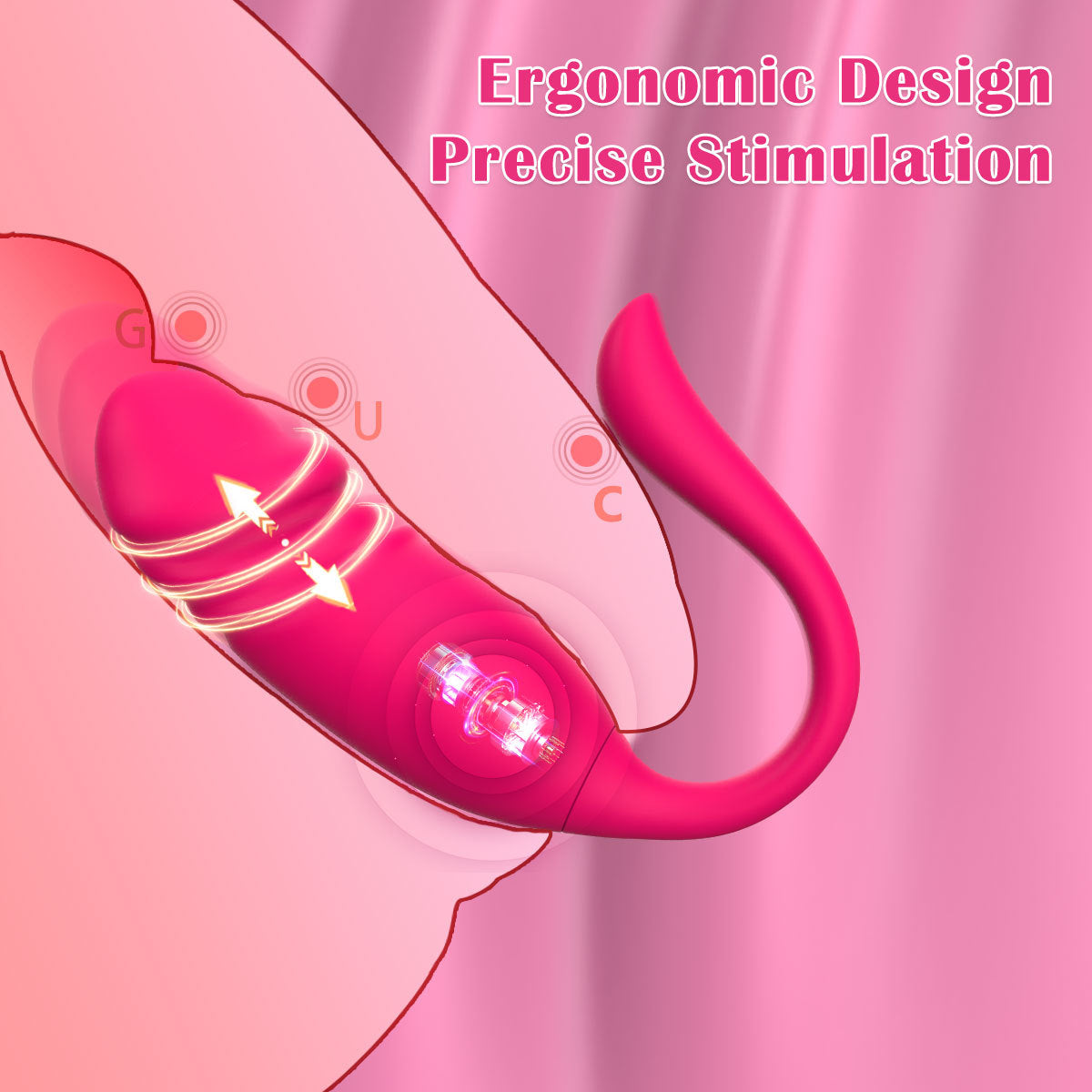 App Controlled Thrusting Egg Vibrator