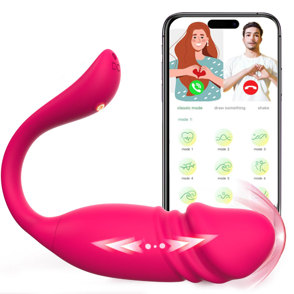 App Controlled Thrusting Egg Vibrator