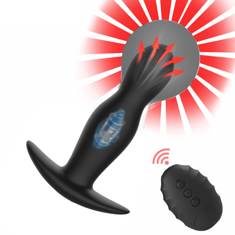 Automatic Inflatable Vibrating Butt Plug